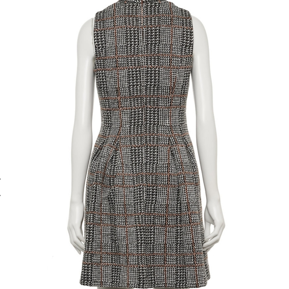 Elle brand new plaid design fit and flare dress - Picture 2 of 3